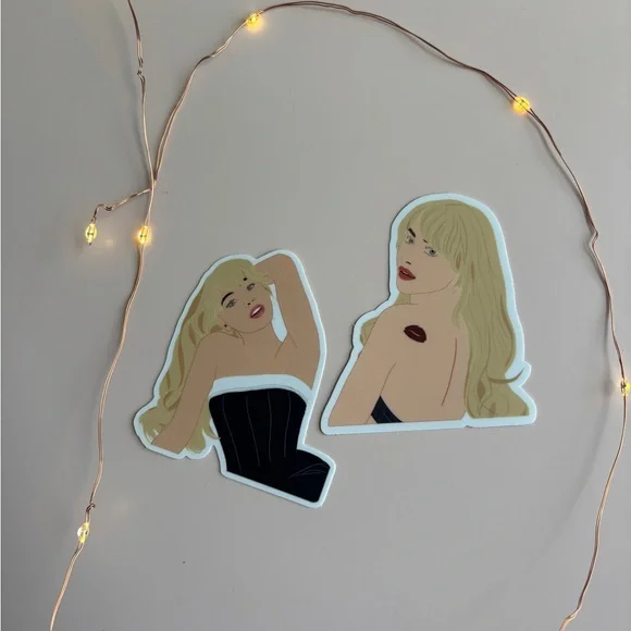 Waterproof Sticker Sabrina Inspired Sticker Duo | Matte - Picture 4 of 4